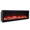 Amantii Symmetry Lumina Electric Fireplace - 100"