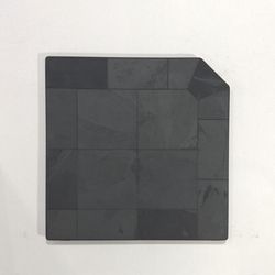Heritage Corner Hearth Pad - Smokey Grey Slate