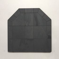 Heritage Standard Hearth Pad - Smokey Grey Slate