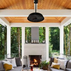 Solaira Radius Architectural 4500W Pendant Heater - Black