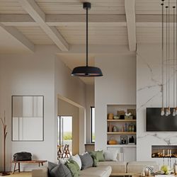 Solaira Radius Architectural 3000W Pendant Heater - Black