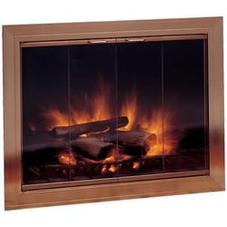 Savannah Masonry Fireplace Glass Door