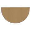 Sand Sunset Natural Sisal Half Round Rug
