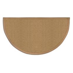 Sand Sunset Natural Sisal Half Round Rug