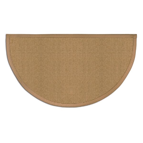 Sand Sunset Natural Sisal Half Round Rug