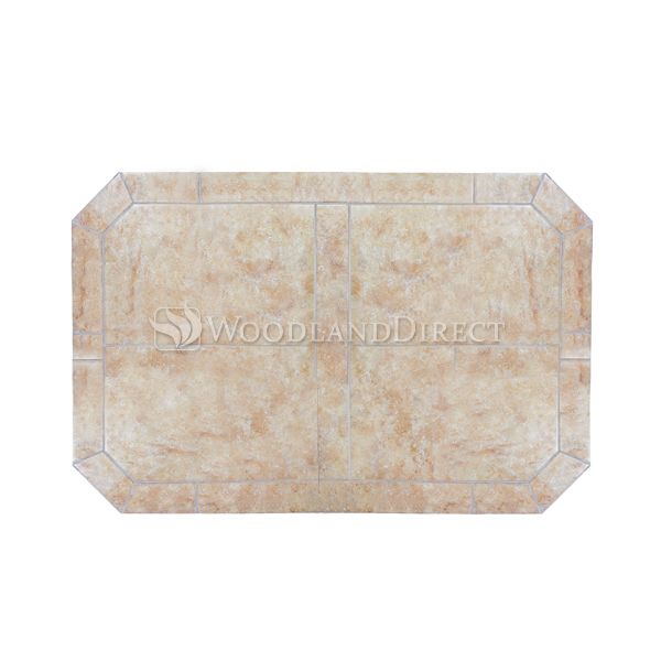 Heritage Octagon Hearth Pad - Sand Stone