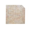 Heritage Corner Hearth Pad - Sand Stone