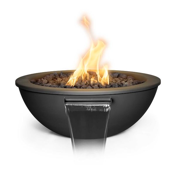 Sedona Powder Coated Aluminum Fire & Water Bowl