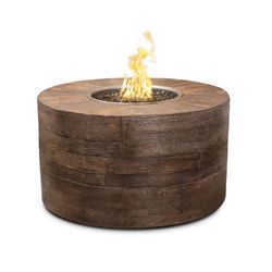 Sequoia Ivory Gas Fire Pit - 60" - Propane