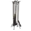Shepherd's Crook Fire Tool Set - Black