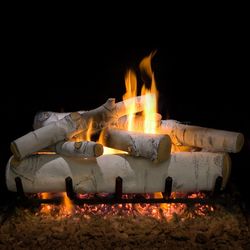 Sierra Birch Vented Gas Log Set