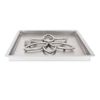 Lotus Stainless Steel Burner with Square Drop-In Pan