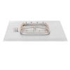 Square Stainless Steel Bullet Burner with Square Flat Pan