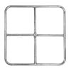 Square Gas Fire Pit Burner with Match Lit Ignition - 18"x18"