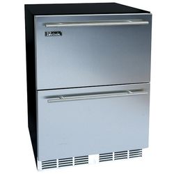 24" Stainless Freezer with Stainless Steel Drawers