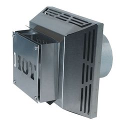 Stainless Steel Horizontal Cap for Direct Vent Pipe- 4" Dia