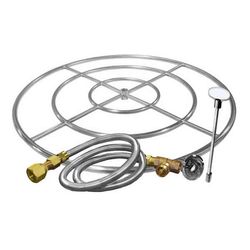 Stainless Steel Triple Ring Burner Kit - 30"