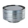 Stainless Steel Vertical Rain Cap for DV Pipe - 4" Dia
