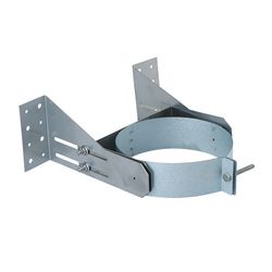 Stainless Steel Wall Support for Direct Vent Pipe - 4" Dia