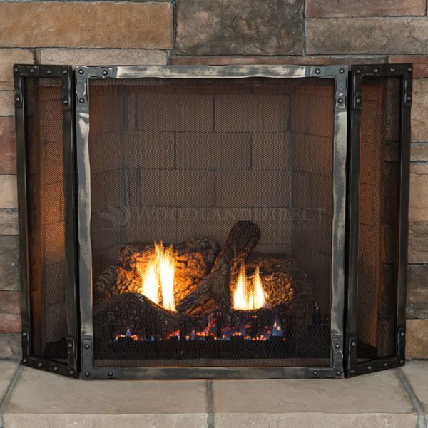 Stronghold Three Panel Fireplace Screen