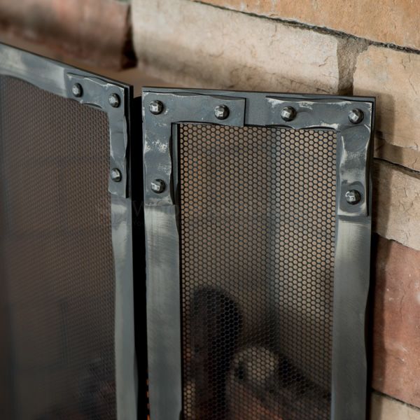 Stronghold Three Panel Fireplace Screen