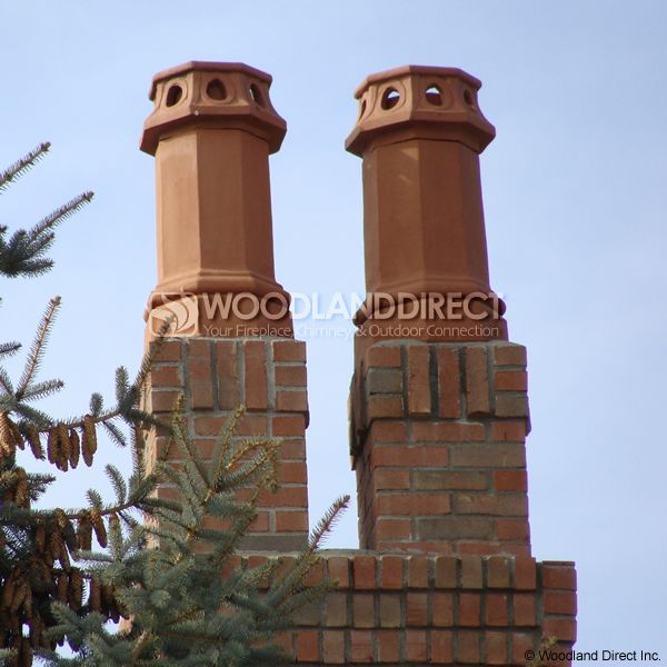 Superior Camelot Clay Chimney Pot