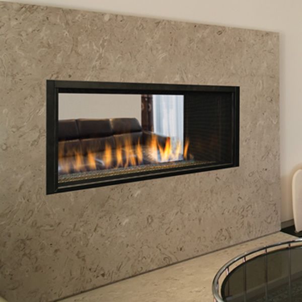 Superior DRL4543 Direct Vent See Through Linear Gas Fireplace