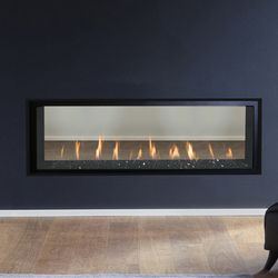 Superior DRL4000 Direct Vent Indoor/Outdoor See-Through Gas Fireplace - 48"