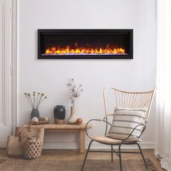 Amantii Symmetry Lumina Built-In Smart Electric Fireplace - 42"
