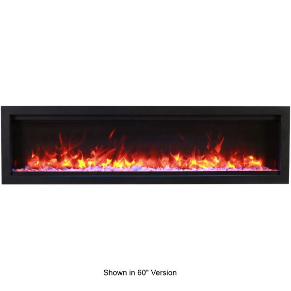 Amantii Symmetry Lumina Built-In Smart Electric Fireplace - 74"