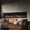 Amantii Symmetry Lumina Built-In Smart Electric Fireplace - 74"