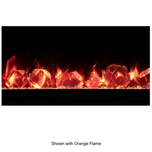 Amantii Symmetry Lumina Built-In Smart Electric Fireplace - 74"