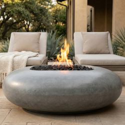Prism Hardscapes Pebble Gas Fire Pit Table