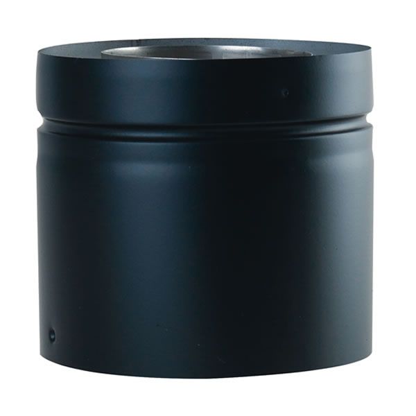 Painted Black Adapter for Direct Vent Pipe - 4" Dia