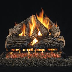 Peterson Real Fyre Charred Oak Vented Gas Log Set