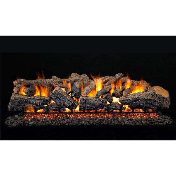 Peterson Real Fyre Charred Majestic Oak Vented Gas Log Set