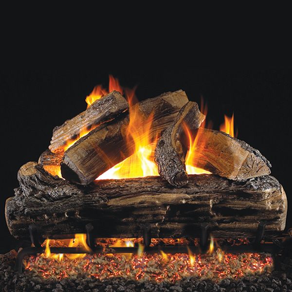 Peterson Real Fyre Split Oak ANSI Vented Gas Log Set