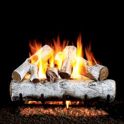 Peterson Real Fyre White Birch ANSI Vented Gas Log Set