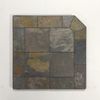 Heritage Corner Hearth Pad - Peacock Slate