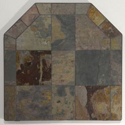 Heritage Standard Hearth Pad - Peacock Slate