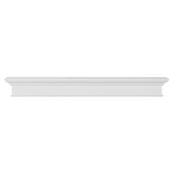 Pearl Henry White Fireplace Mantel Shelf