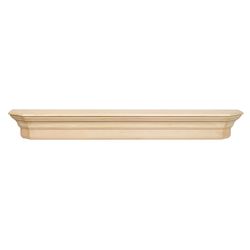 Pearl Lindon Unfinished Fireplace Mantel Shelf