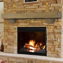 Pearl Shenandoah Dune Fireplace Mantel Shelf