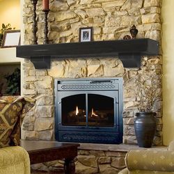 Pearl Shenandoah Espresso Fireplace Mantel Shelf