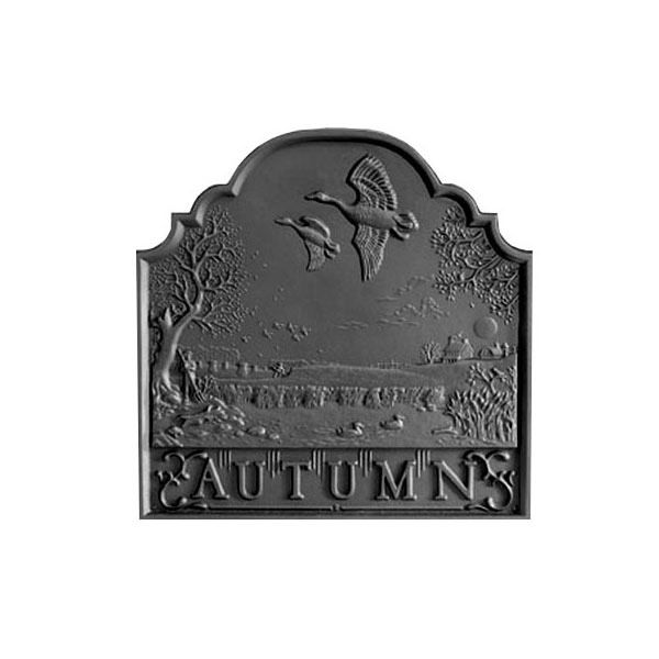Pennsylvania Firebacks Autumn Cast Iron Fireback