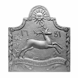 Pennsylvania Firebacks Joseph Webb Stagg Cast Iron Fireback