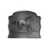 Pennsylvania Firebacks Night Horse Cast Iron Fireback