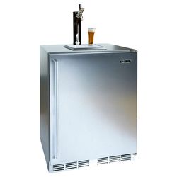 Perlick Stainless Steel Outdoor Single Faucet Beer Dispenser - 24"