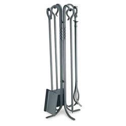 Pilgrim Lodge Tool Set - Matte Black Finish - 39"h