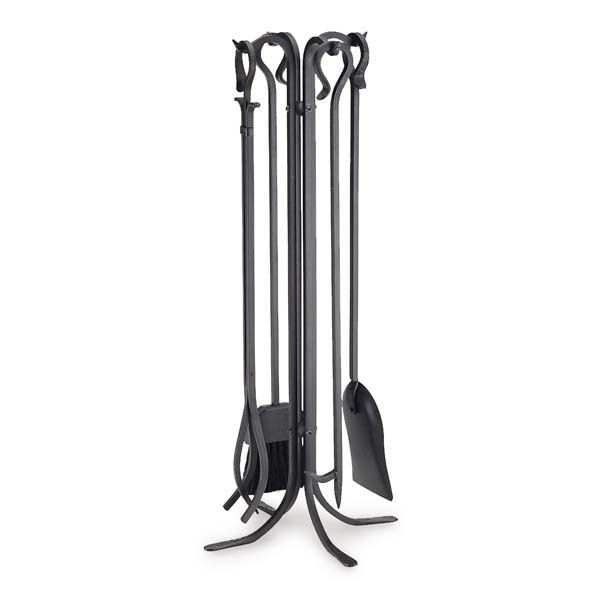 Pilgrim Matte Black Forged Hearth Tool Set